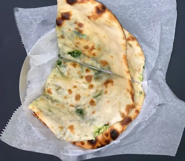 Spinach Naan.