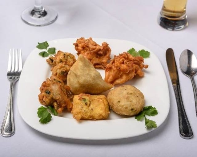 Vegetarian Appetizer Platter.